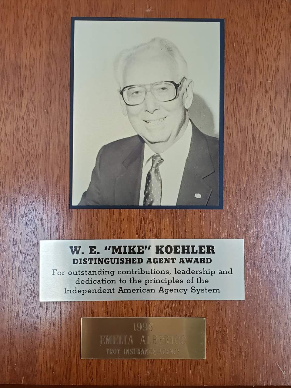 Prix Koehler de l&rsquo;agent &eacute;m&eacute;rite